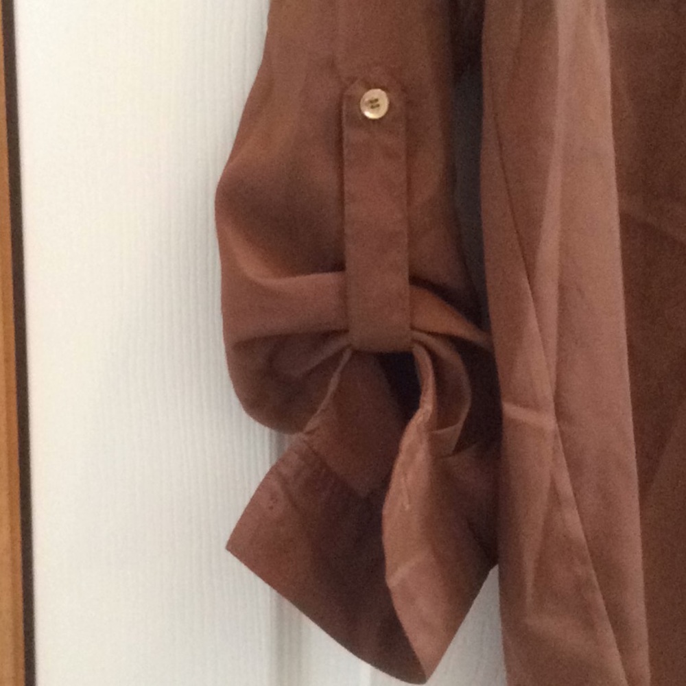 Michael Michael Kors Caramel Brown Blouse - Small - Picture 4 of 16